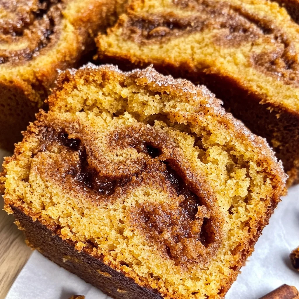 Cinnamon Swirl Pumpkin Bread Mini Loaves