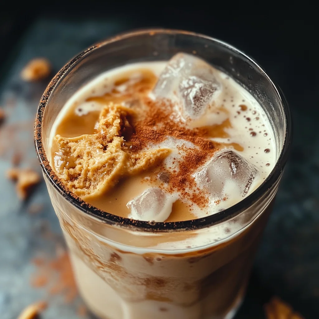 Cookie Butter Iced Chai Latte