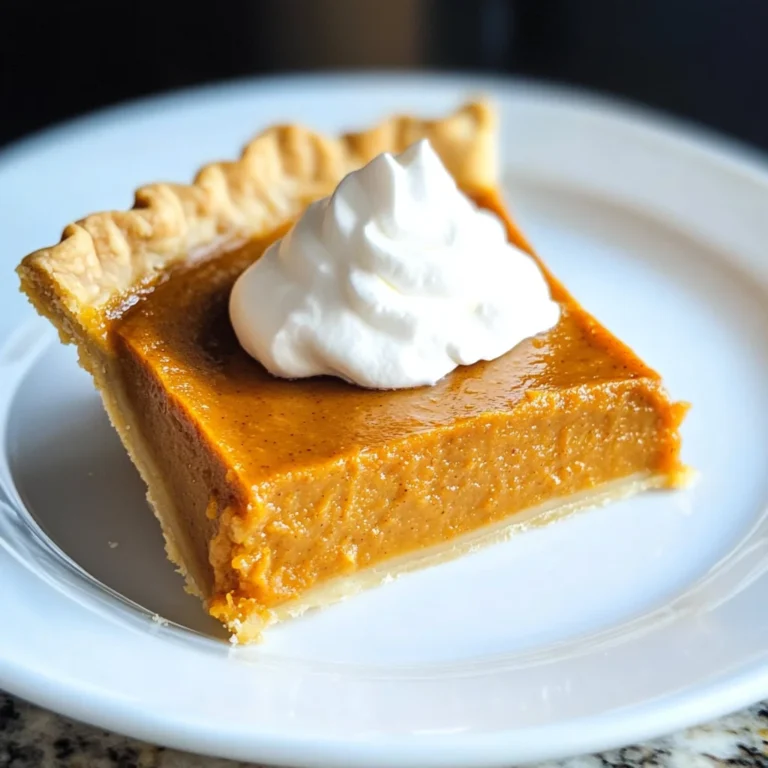Easy Pumpkin Pie