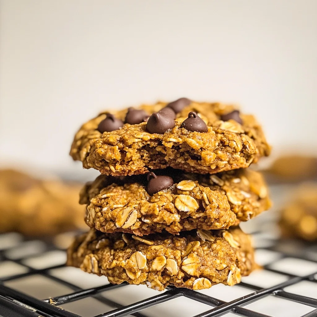 Healthy Pumpkin Oat Cookies