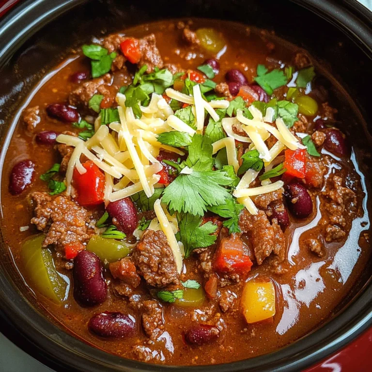 Slow Cooker Chili Con Carne