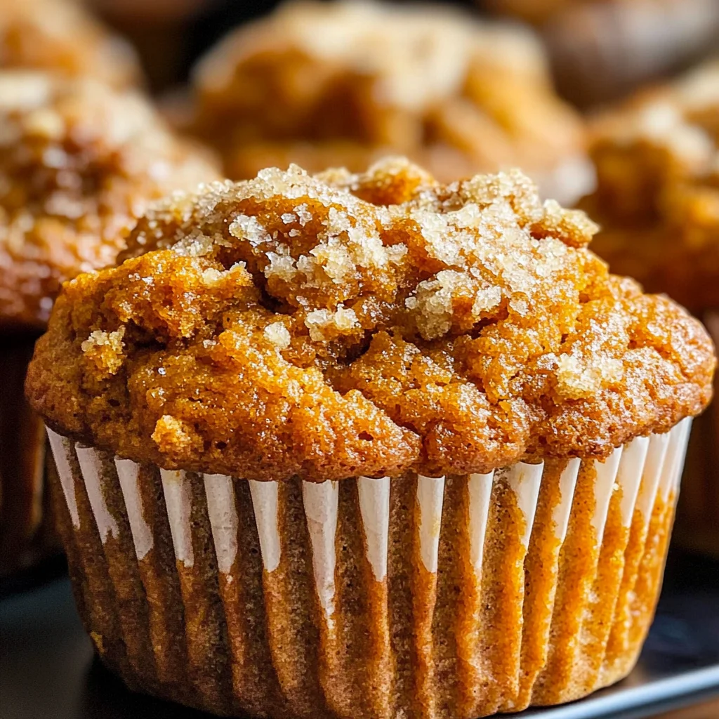 Spice Cake Pumpkin Muffins