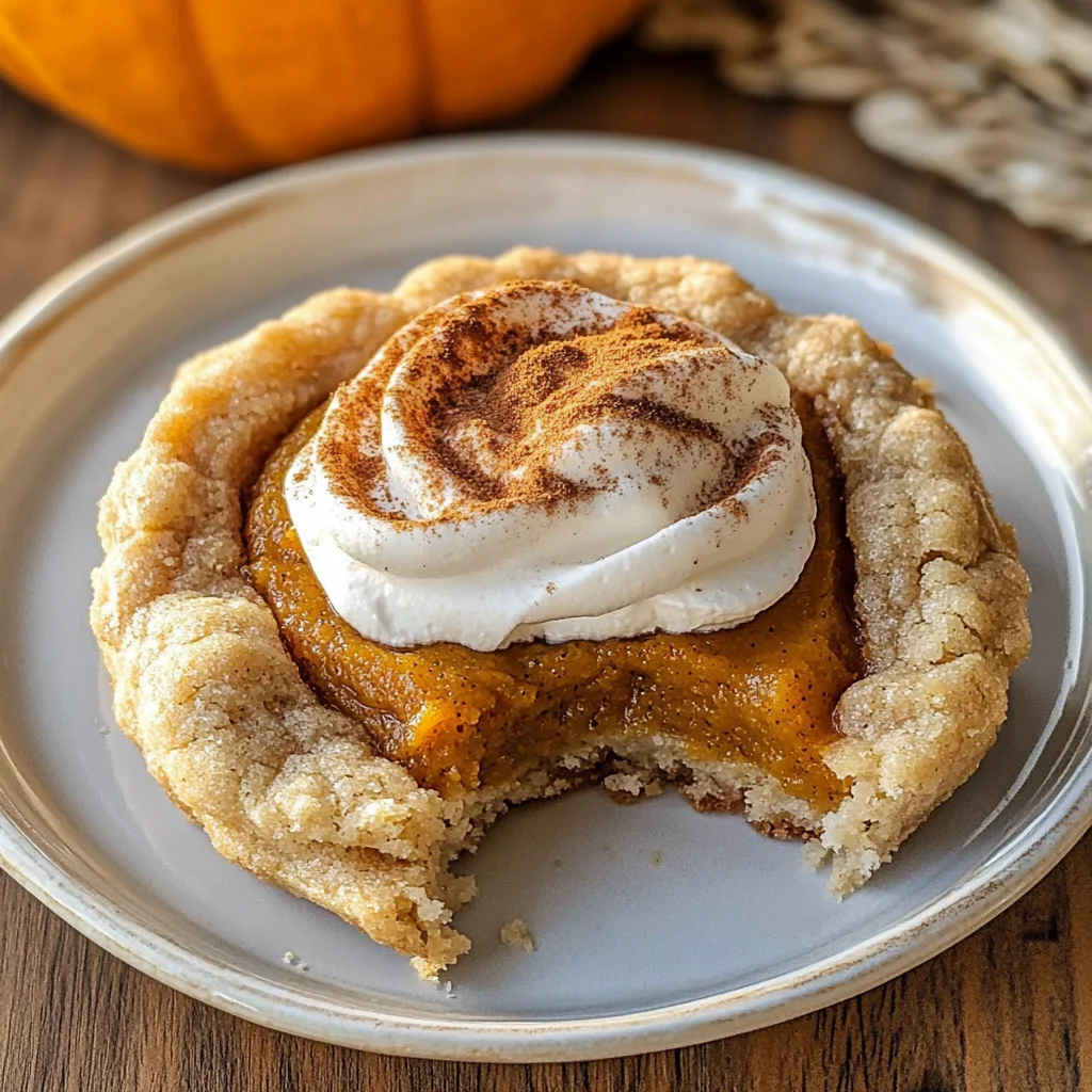 Vegan Pumpkin Pie Cookies
