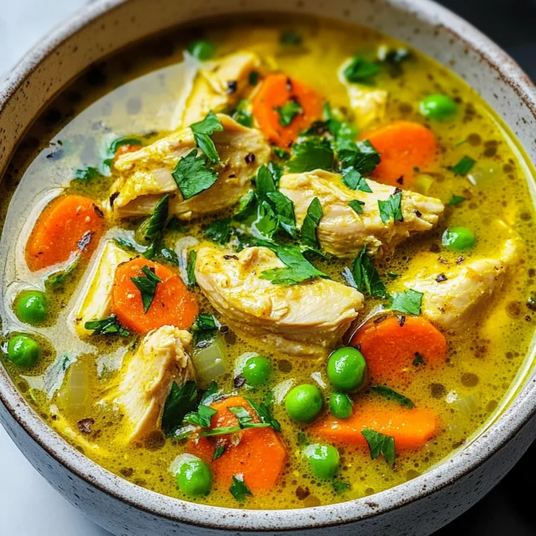 Anti Inflammatory Turmeric Chicken Soup