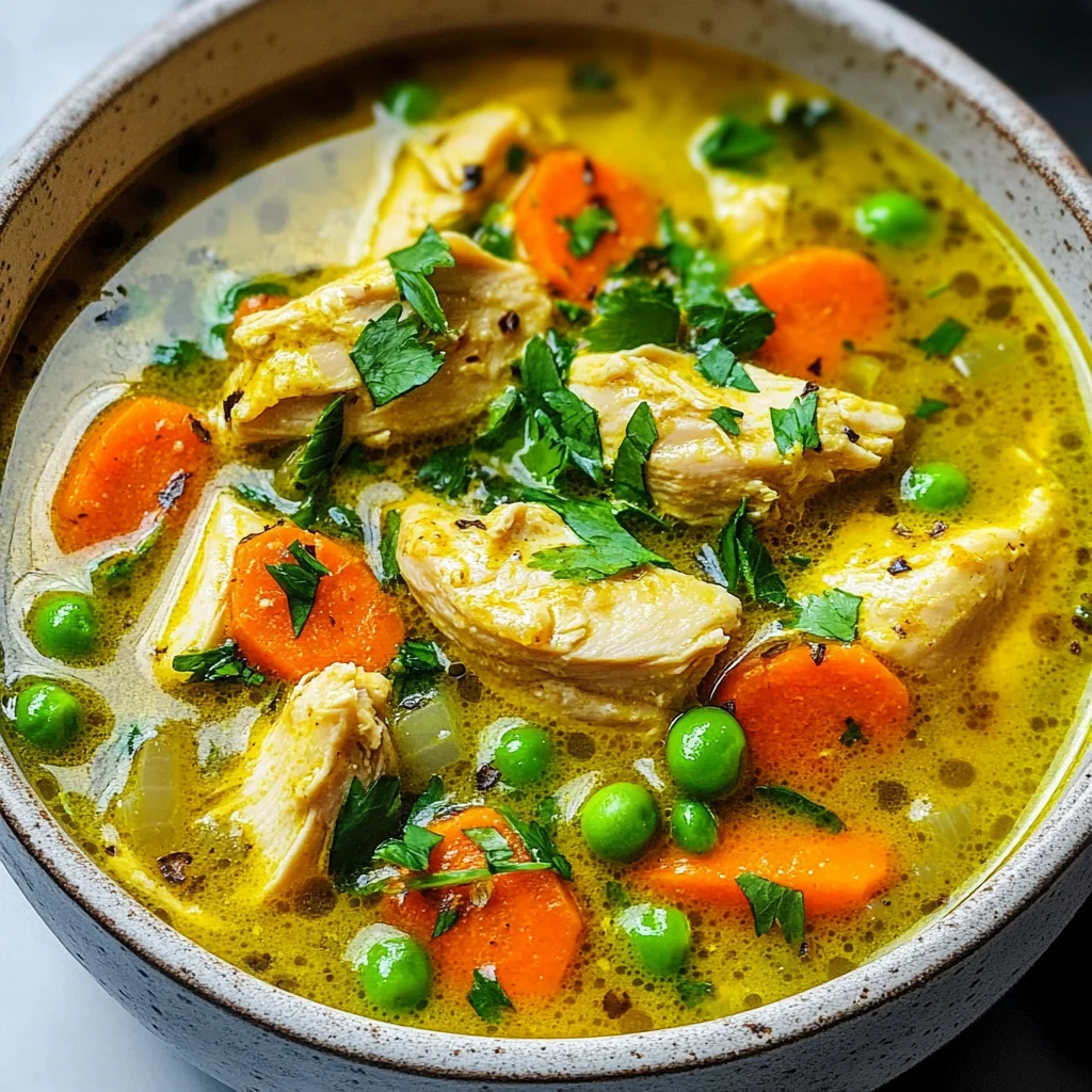 Anti Inflammatory Turmeric Chicken Soup