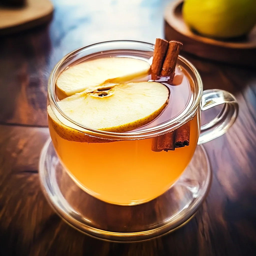 Apple Cinnamon Tea with Ginger