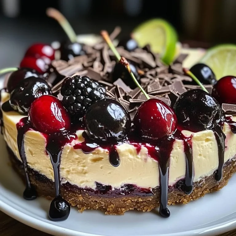 Bourbon Biscuit Cherry Cheesecake Tart