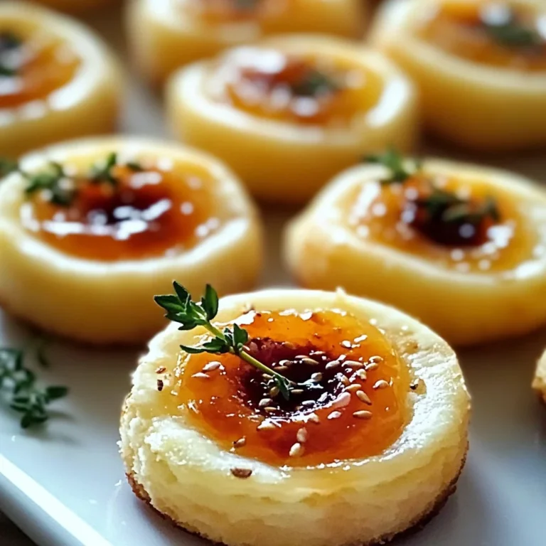 Cheesy Thumbprint Appetizers with Hot Pepper Jelly