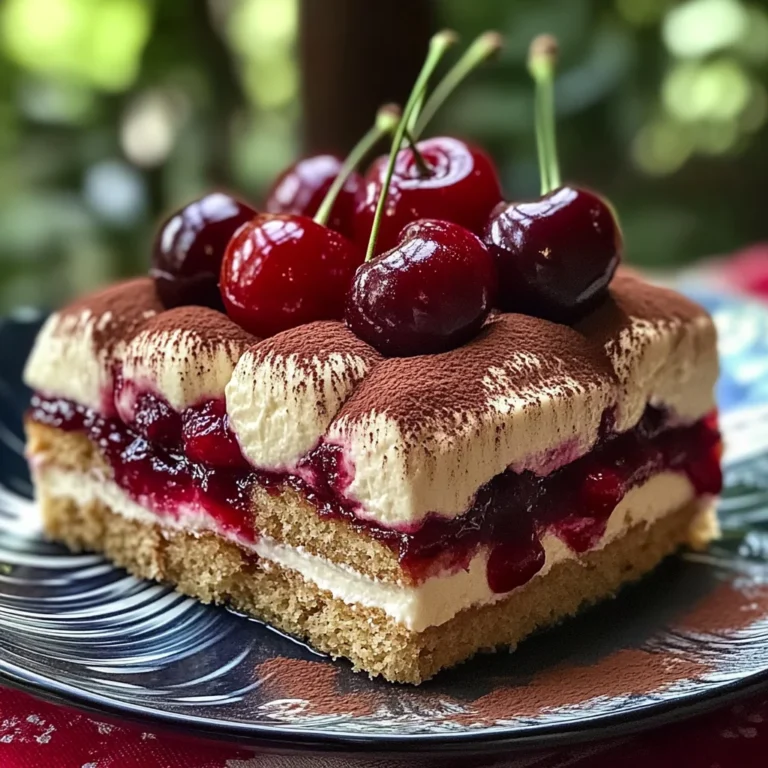 Cherry Amaretto Tiramisu Dessert: A Decadent Twist on a Classic Italian Treat