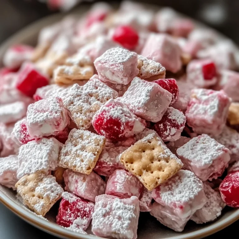 Cherry Cheesecake Puppy Chow