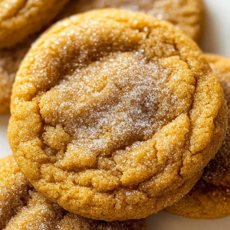 Chewy Pumpkin Snickerdoodle Cookies