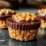 Chocolate Peanut Butter Rice Krispie Cups