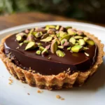 Chocolate Pistachio Ganache Tart Recipe