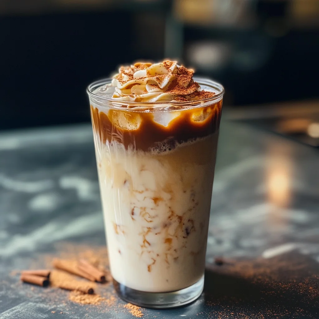 Cookie Butter Iced Chai Latte