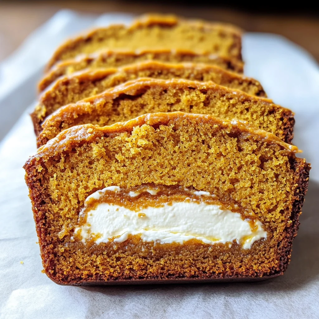 Cream Cheese-Filled Pumpkin Bread