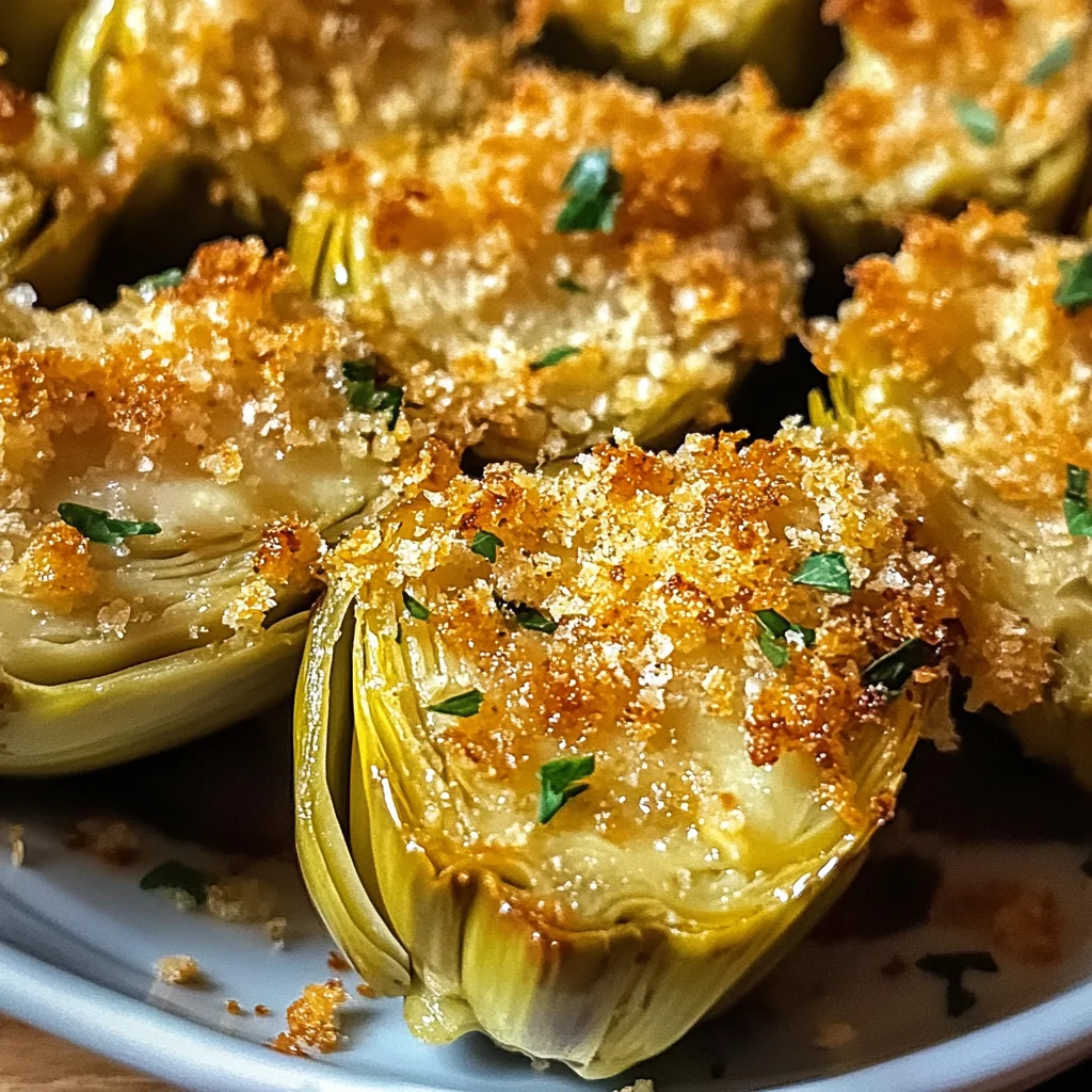 Crispy Parmesan Artichoke Hearts