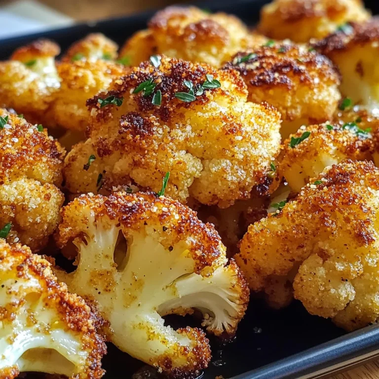Crispy Roasted Cauliflower
