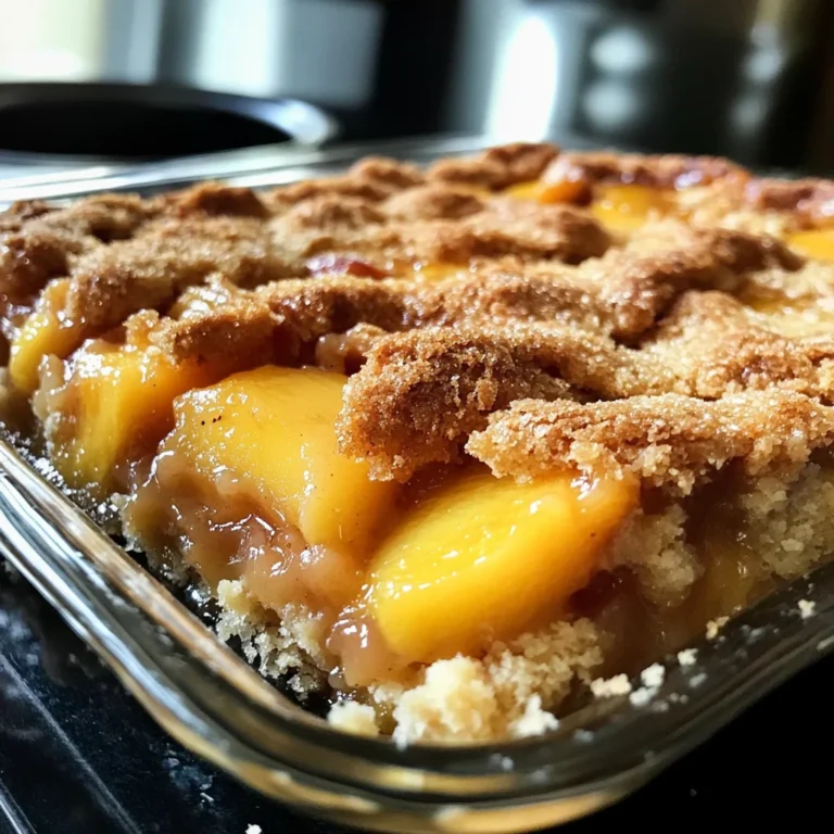 Divine Brown Butter Peach Cobbler: 5-Ingredient Magic