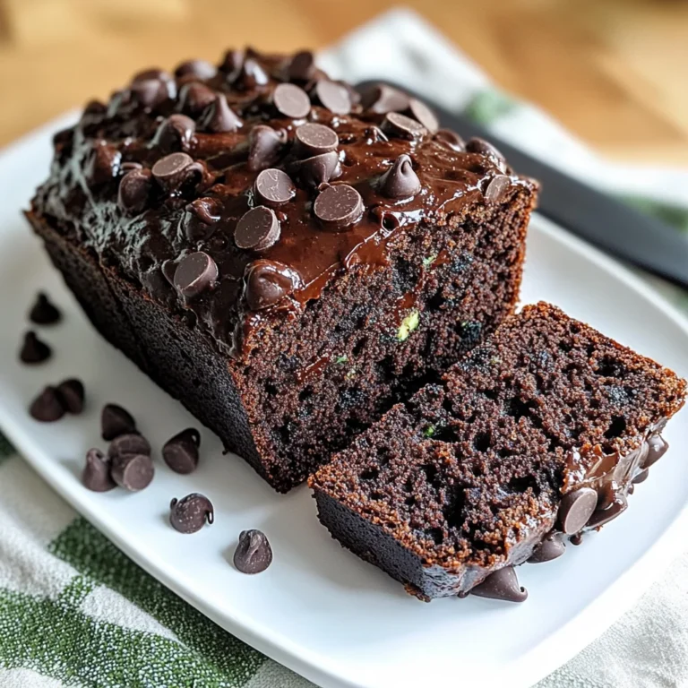 Double Chocolate Zucchini Bread