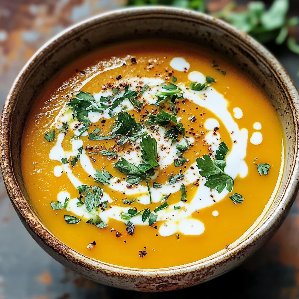 Easy Butternut Squash and Sweet Potato Soup