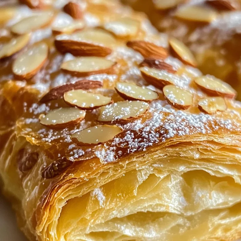 Flaky Sweet Almond Pastry