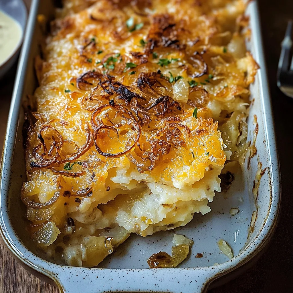 French Onion Funeral Potatoes