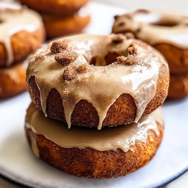 Gluten and Dairy Free Pumpkin Donuts with Maple Glaze