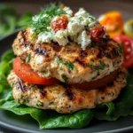 Greek Chicken Burgers
