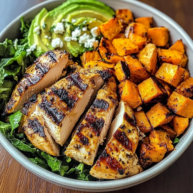 Grilled Chicken & Sweet Potato Bowl