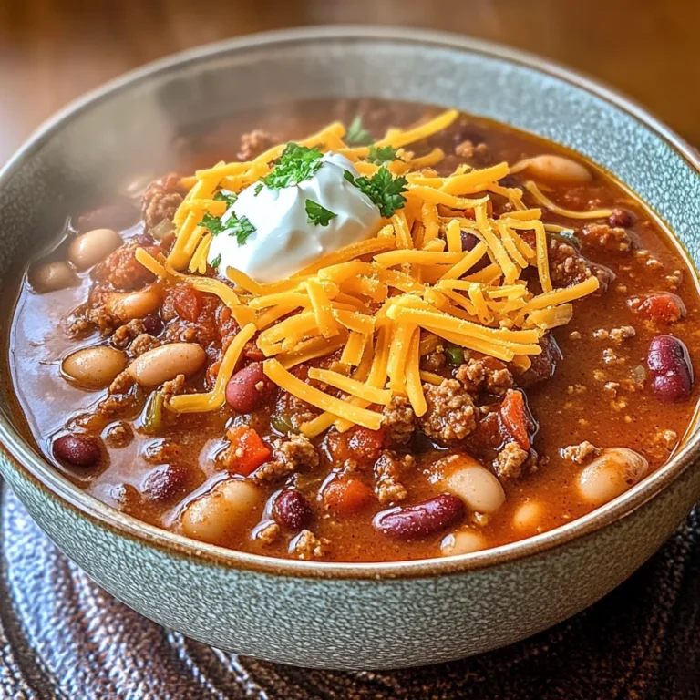 Hillbilly Chili and Cinnamon Rolls