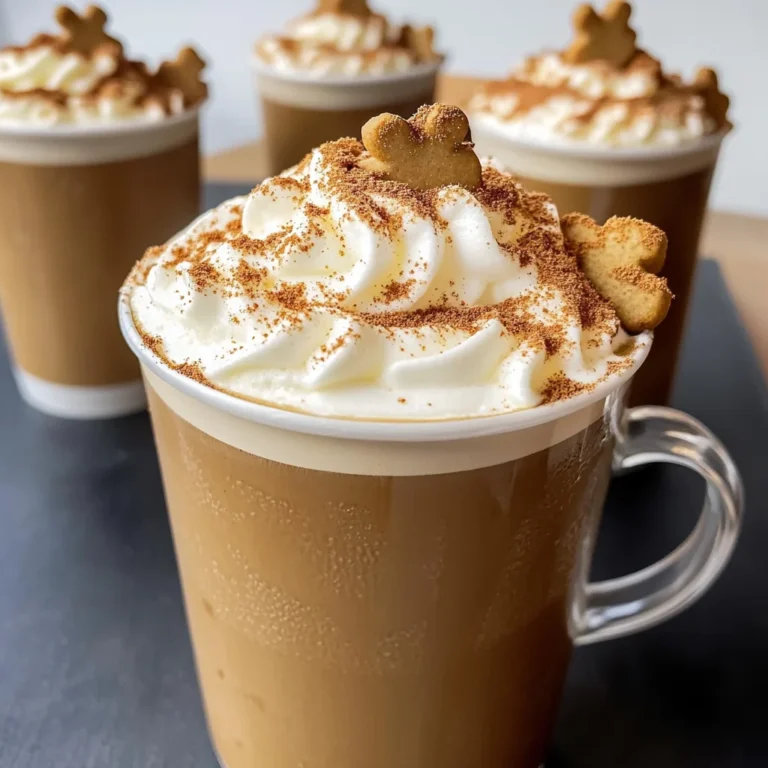 Homemade Gingerbread Latte