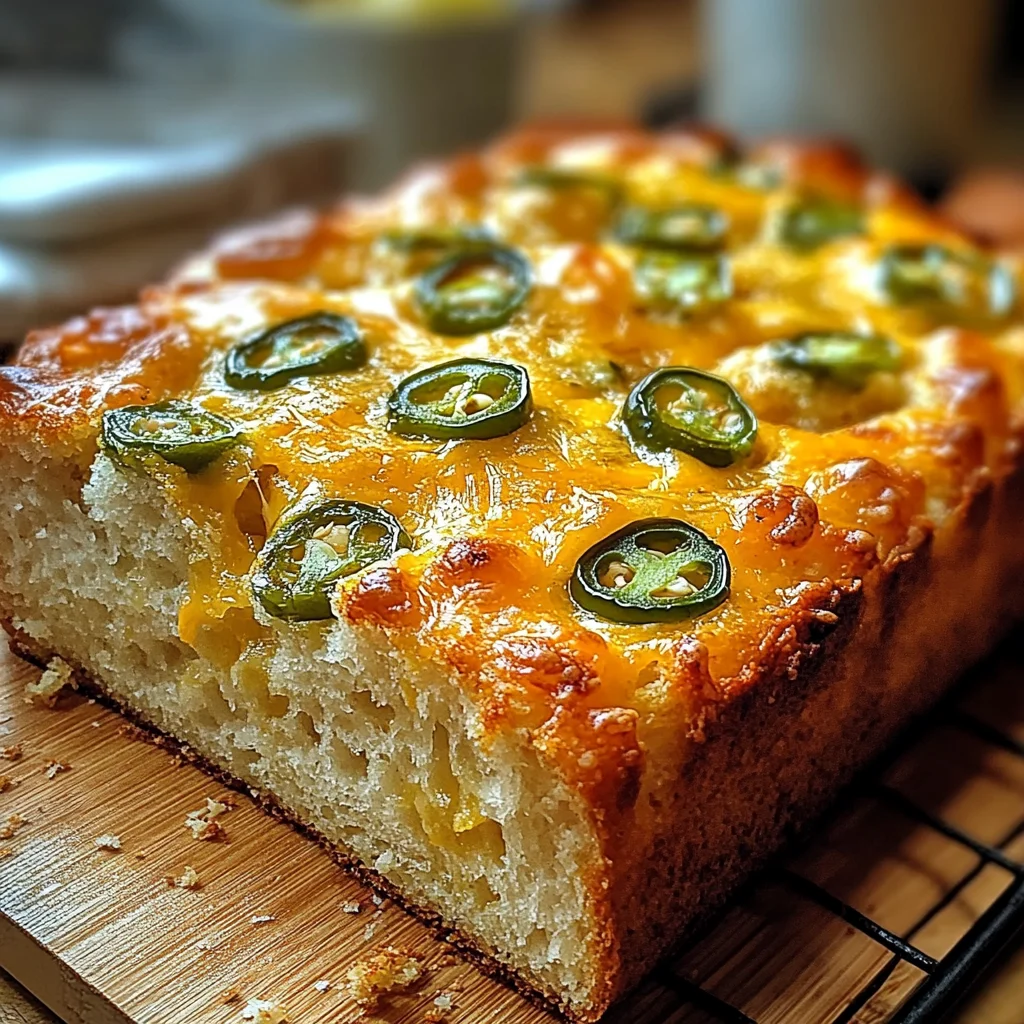 Jalapeno Cheddar Beer Bread