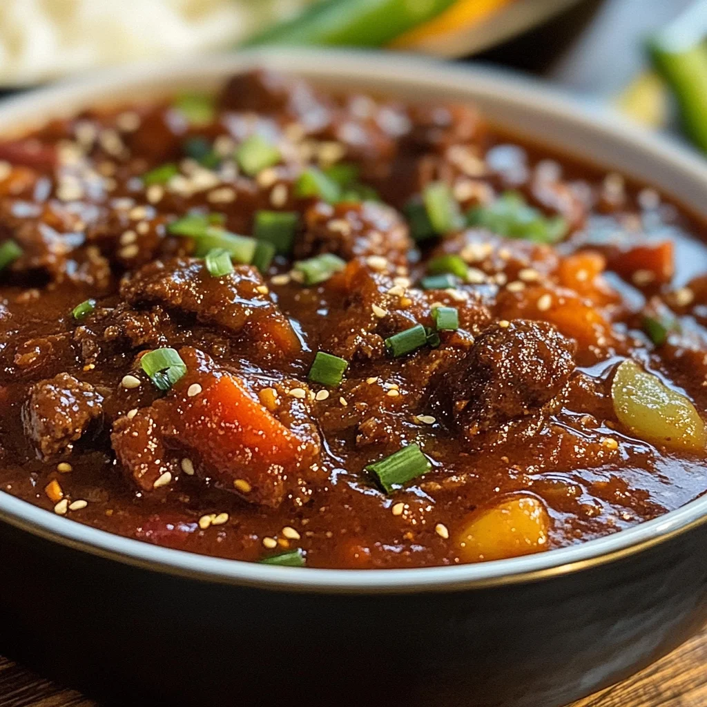 Korean Chile Con Carne