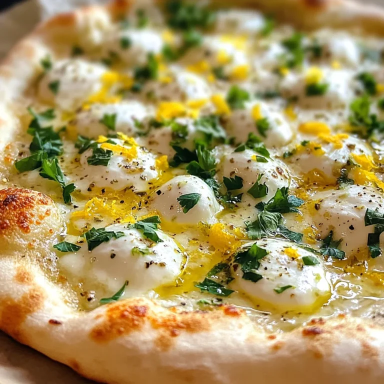 Lemon Pizza with Fresh Herbs