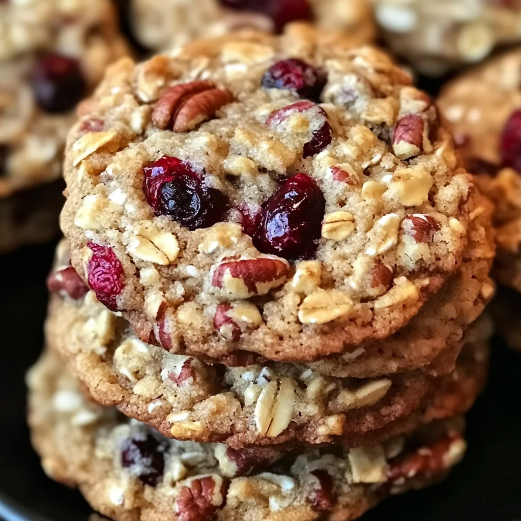 Oatmeal Cranberry Pecan Cookies