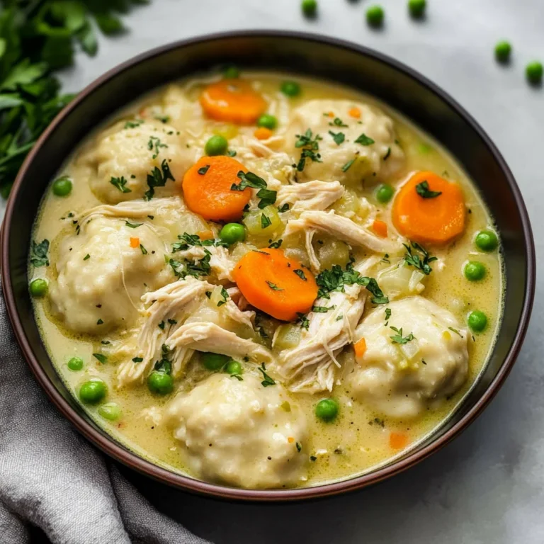 One Pot Chicken Dumpling Soup (with refrigerated biscuit dough!)