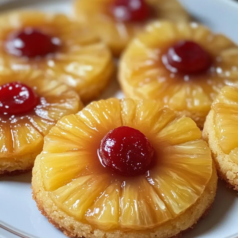 Pineapple Upside-Down Sugar Cookies