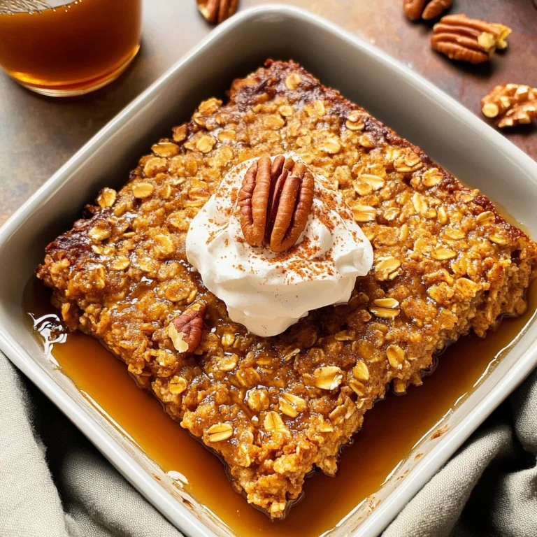Pumpkin Baked Oatmeal