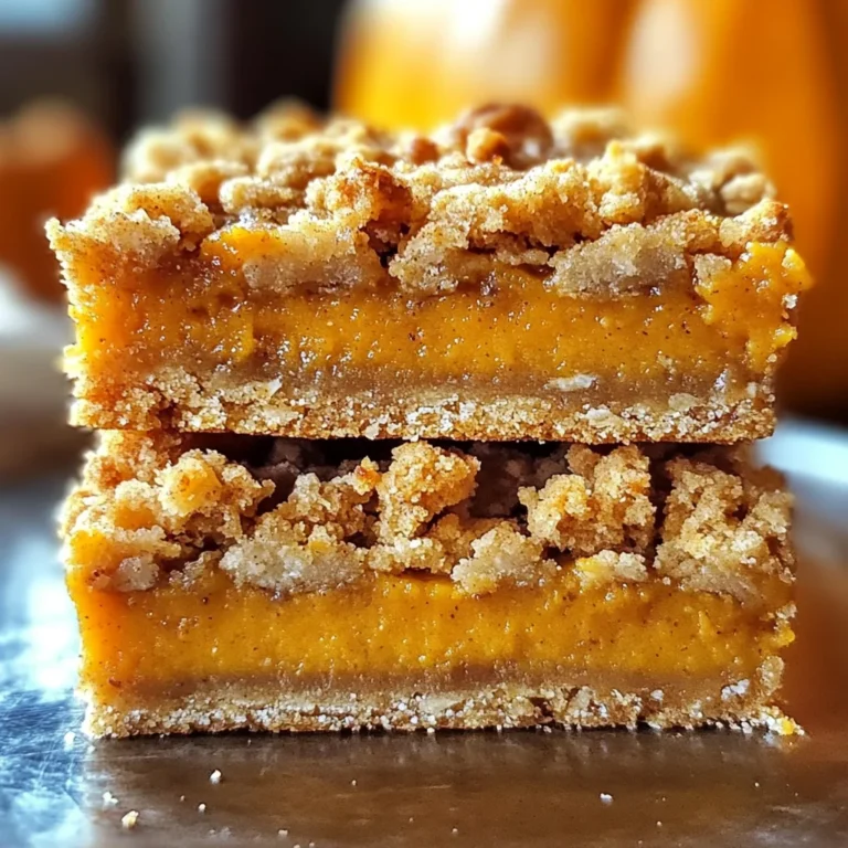 Pumpkin Pie Crumble Bars – Easy Fall Dessert Recipe