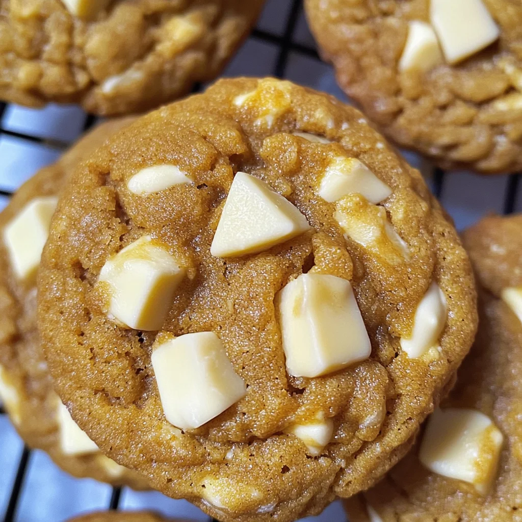 Pumpkin White Chocolate Chip Cookies Recipe