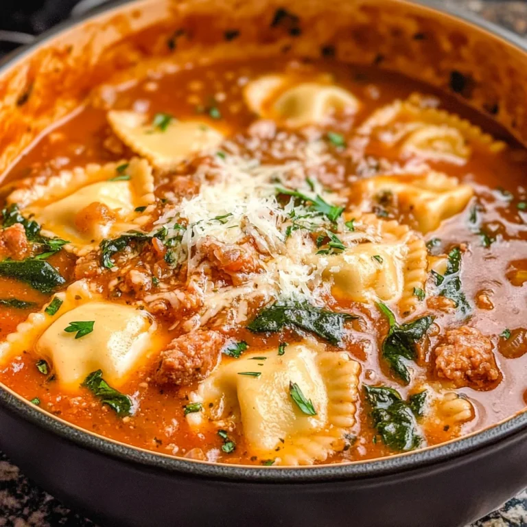 Ravioli Soup