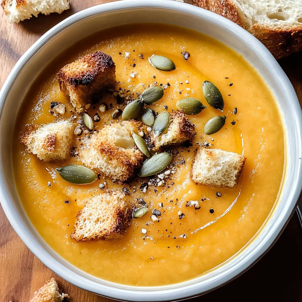 Roasted Butternut Squash Soup Recipe