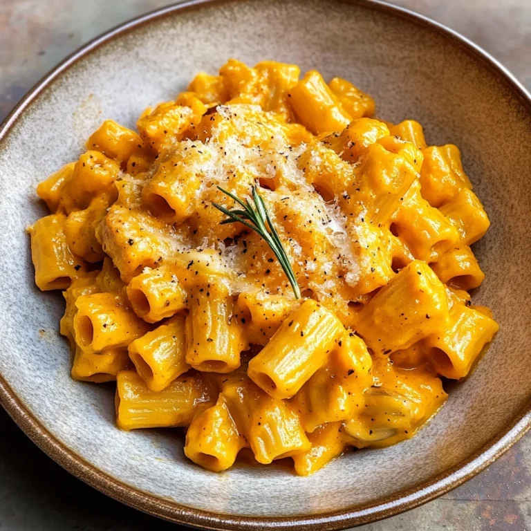 Roasted Pumpkin and Garlic Pasta