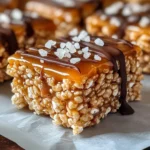 Salted Caramel Rice Krispie Treats: A Sweet & Salty Indulgence