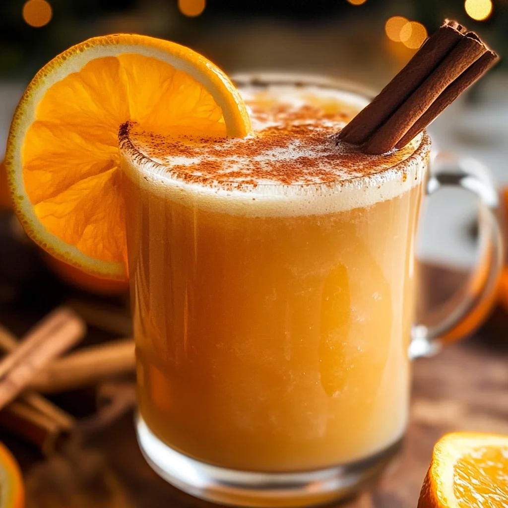 Warm Cinnamon Orange Delight Mocktail Recipe