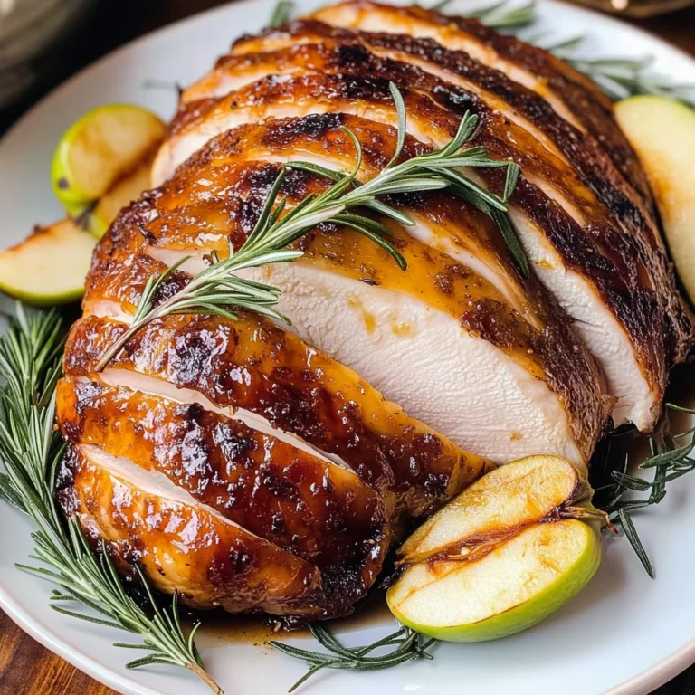 Apple Cider Glazed Turkey Breast