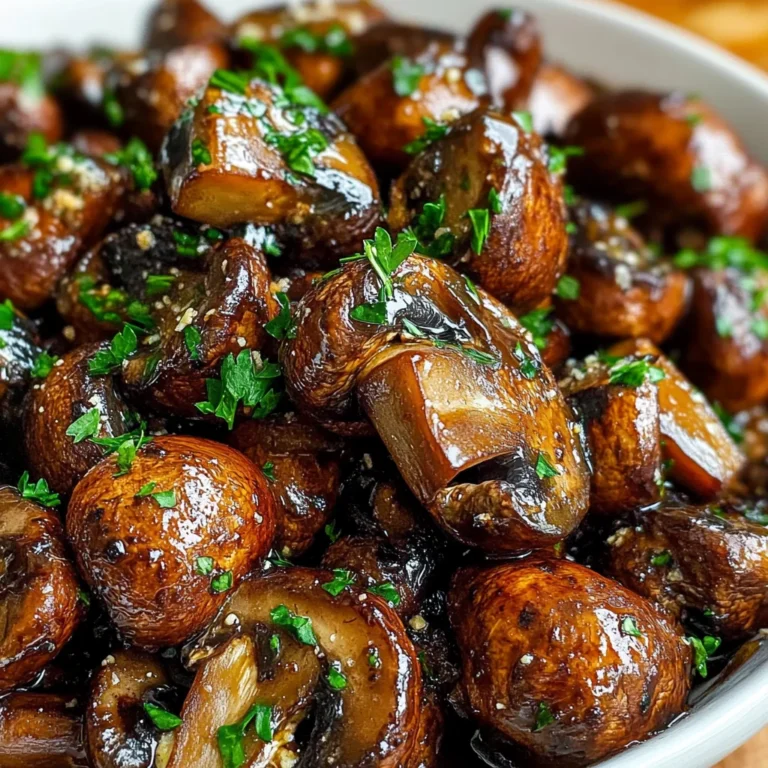 Balsamic Roasted Mushrooms