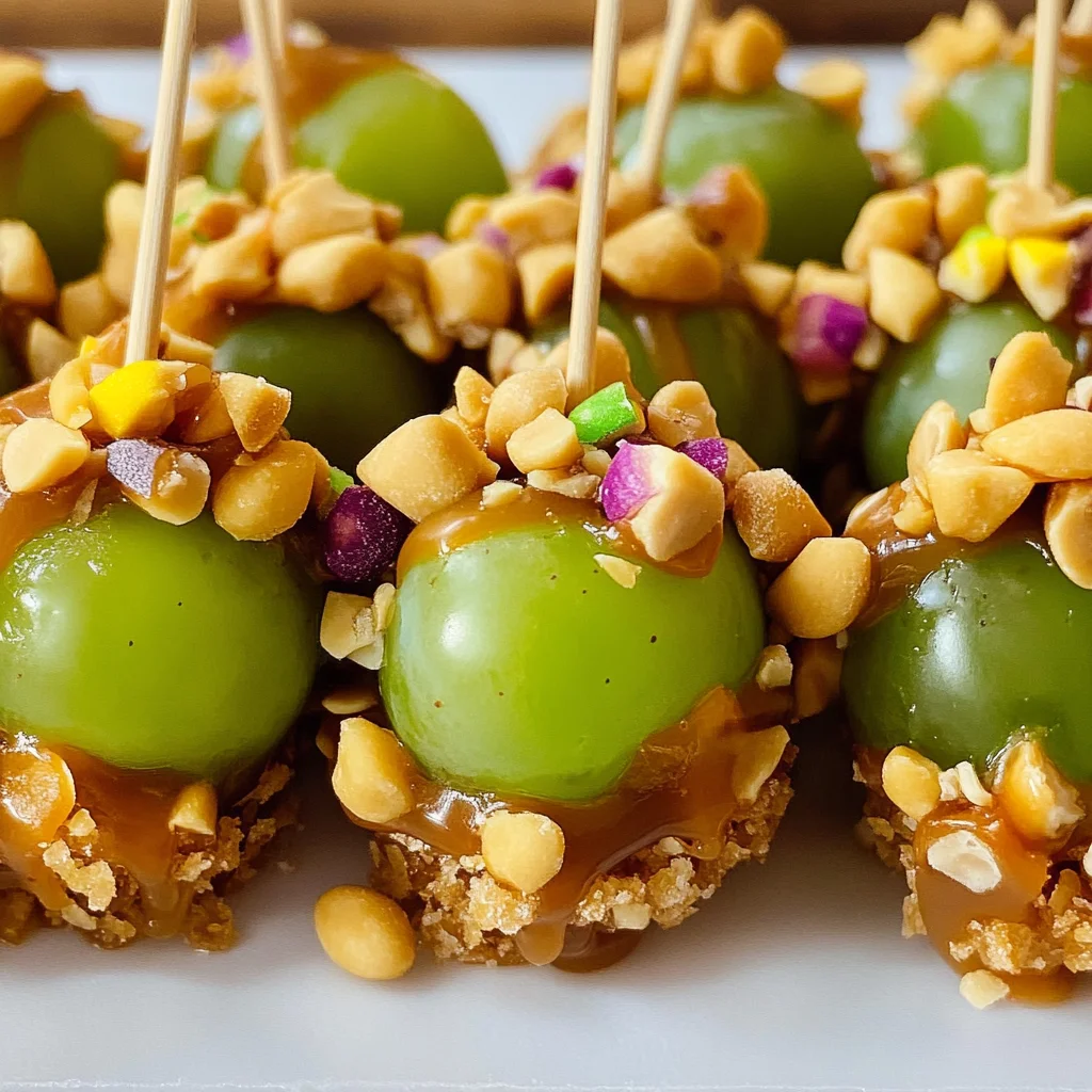 Caramel Apple Grapes