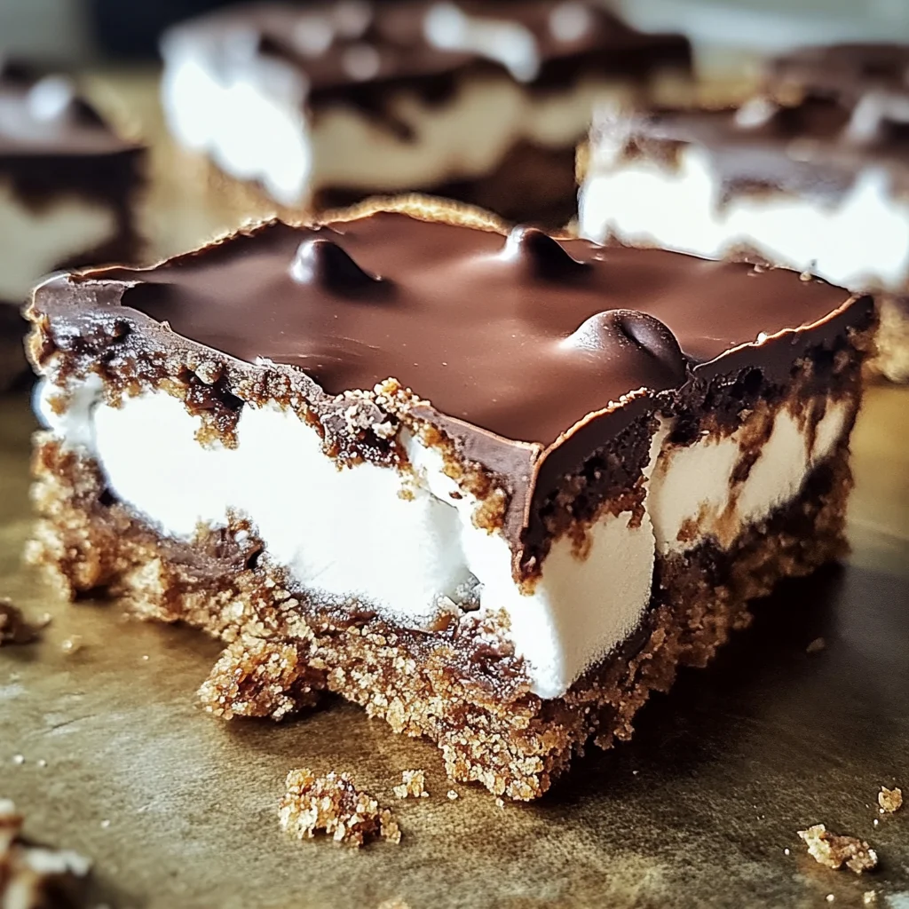 Chocolate Marshmallow Cookie Bars
