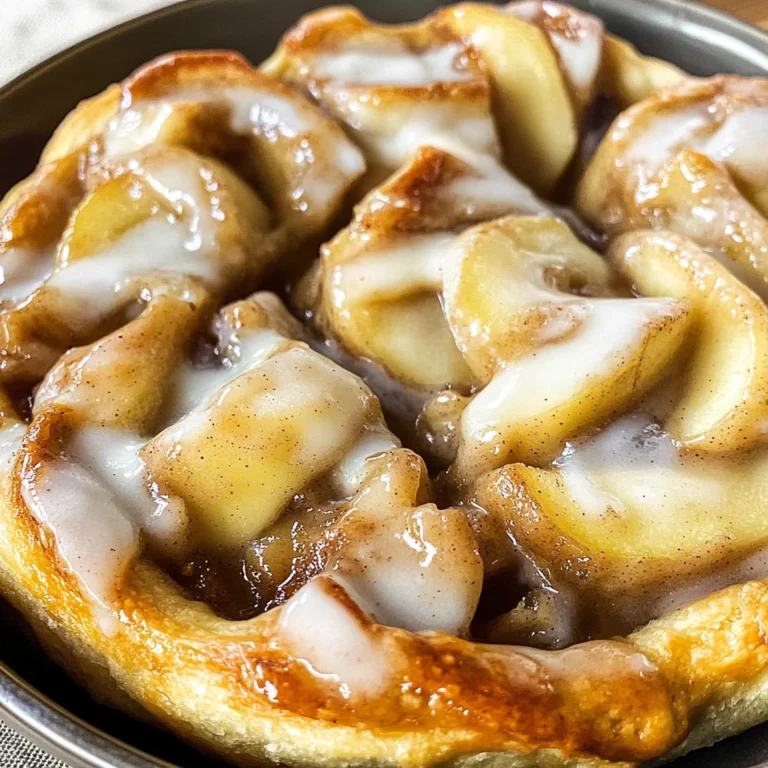 Cinnamon Roll Apple Pie